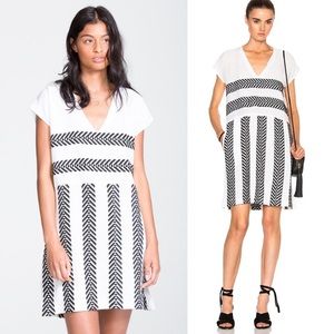 Lemlem Black and White Freya Shift Dress
